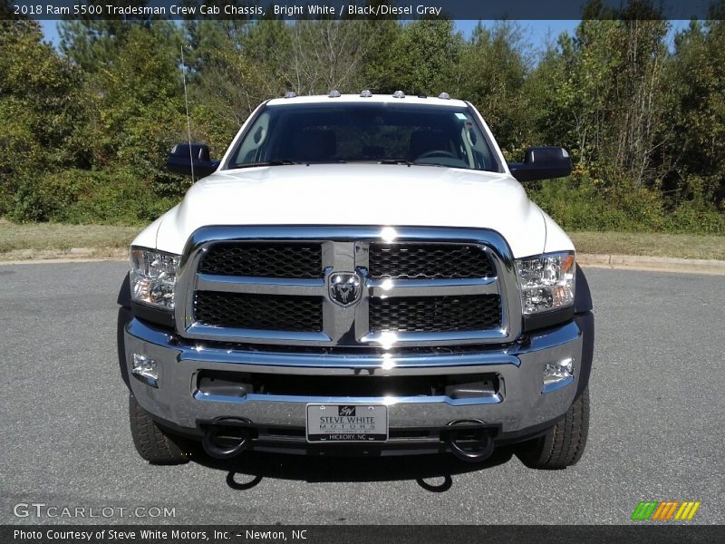 Bright White / Black/Diesel Gray 2018 Ram 5500 Tradesman Crew Cab Chassis