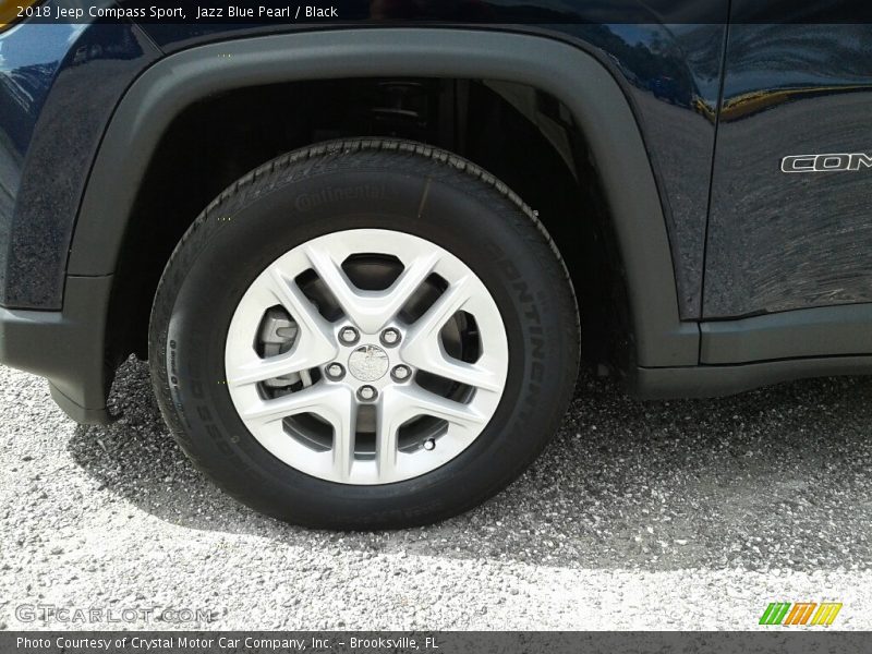 Jazz Blue Pearl / Black 2018 Jeep Compass Sport