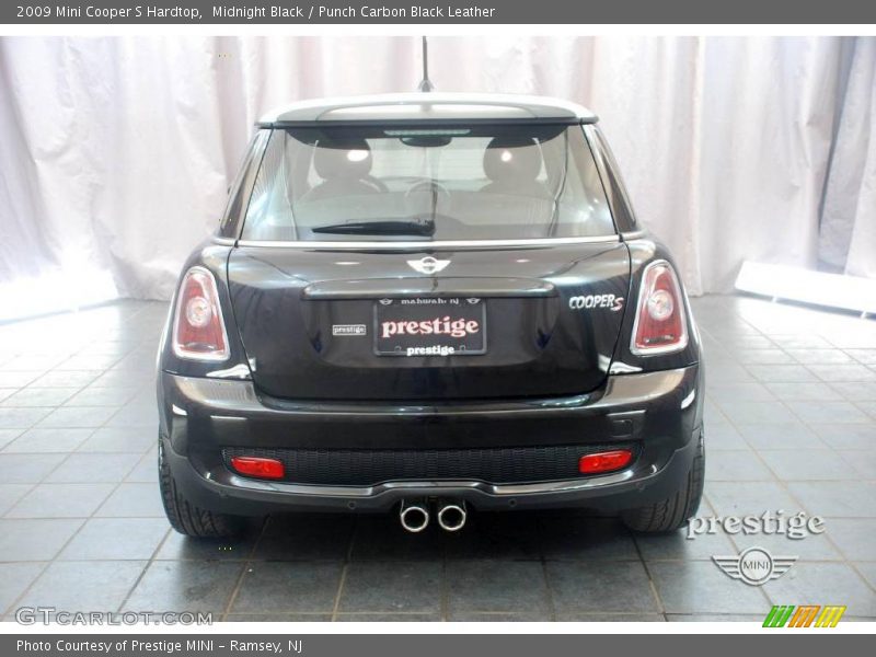 Midnight Black / Punch Carbon Black Leather 2009 Mini Cooper S Hardtop