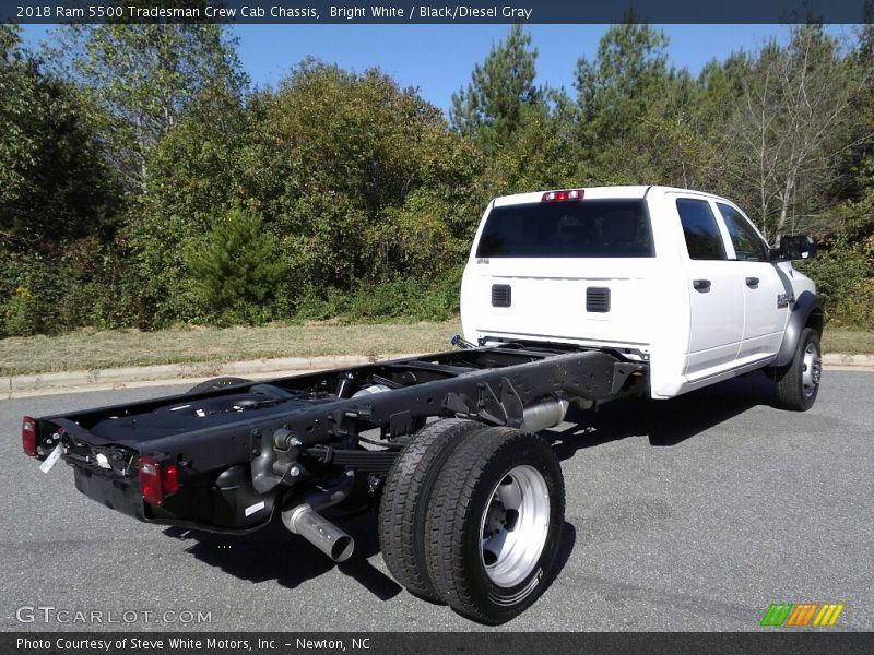 Bright White / Black/Diesel Gray 2018 Ram 5500 Tradesman Crew Cab Chassis