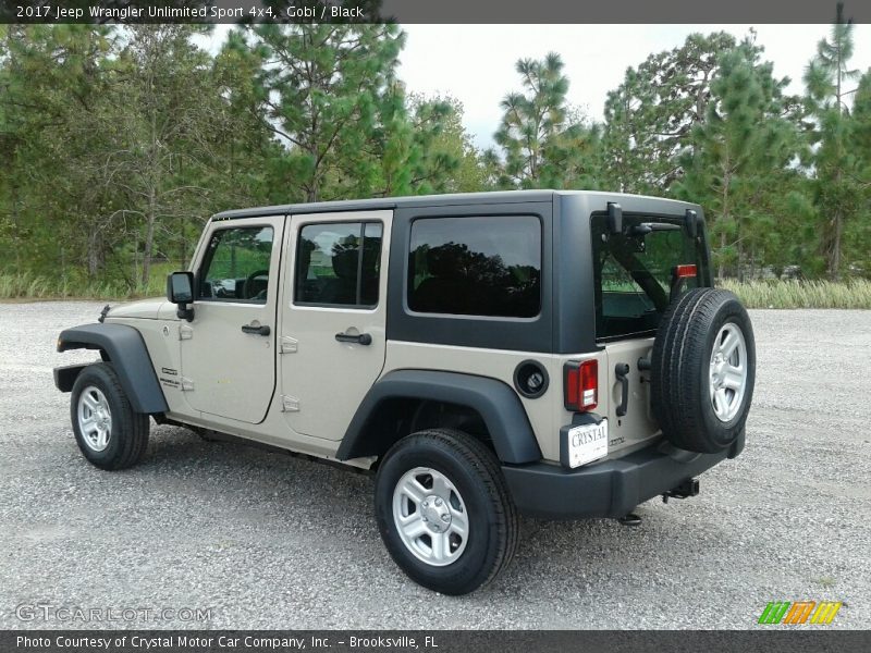 Gobi / Black 2017 Jeep Wrangler Unlimited Sport 4x4