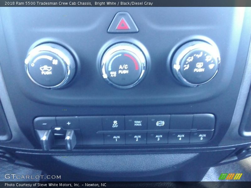 Bright White / Black/Diesel Gray 2018 Ram 5500 Tradesman Crew Cab Chassis
