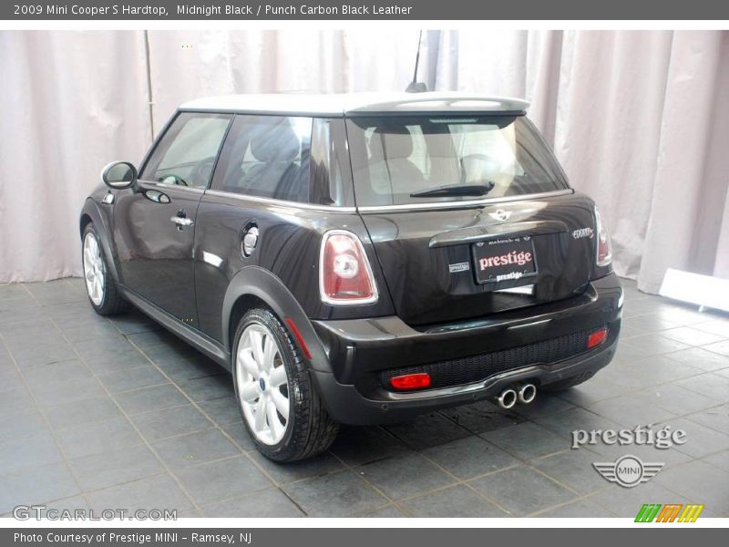 Midnight Black / Punch Carbon Black Leather 2009 Mini Cooper S Hardtop