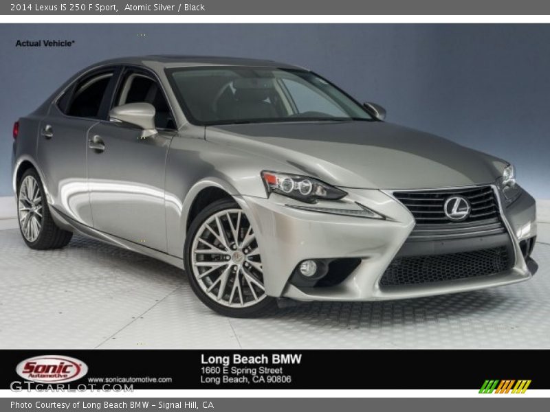 Atomic Silver / Black 2014 Lexus IS 250 F Sport