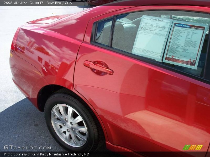 Rave Red / Gray 2008 Mitsubishi Galant ES
