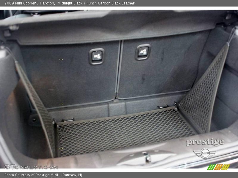Midnight Black / Punch Carbon Black Leather 2009 Mini Cooper S Hardtop