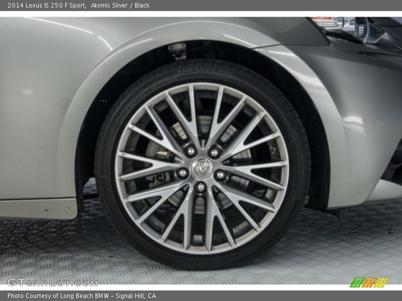 Atomic Silver / Black 2014 Lexus IS 250 F Sport