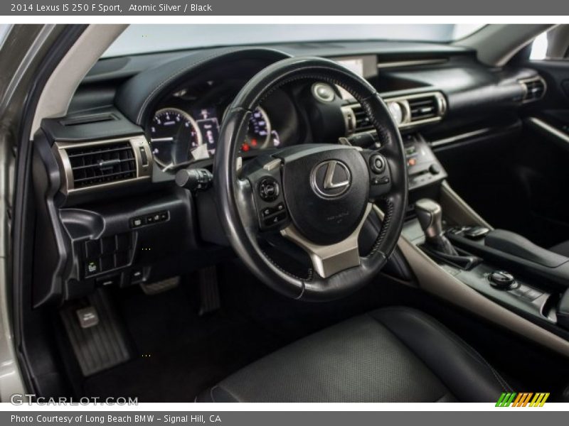 Atomic Silver / Black 2014 Lexus IS 250 F Sport