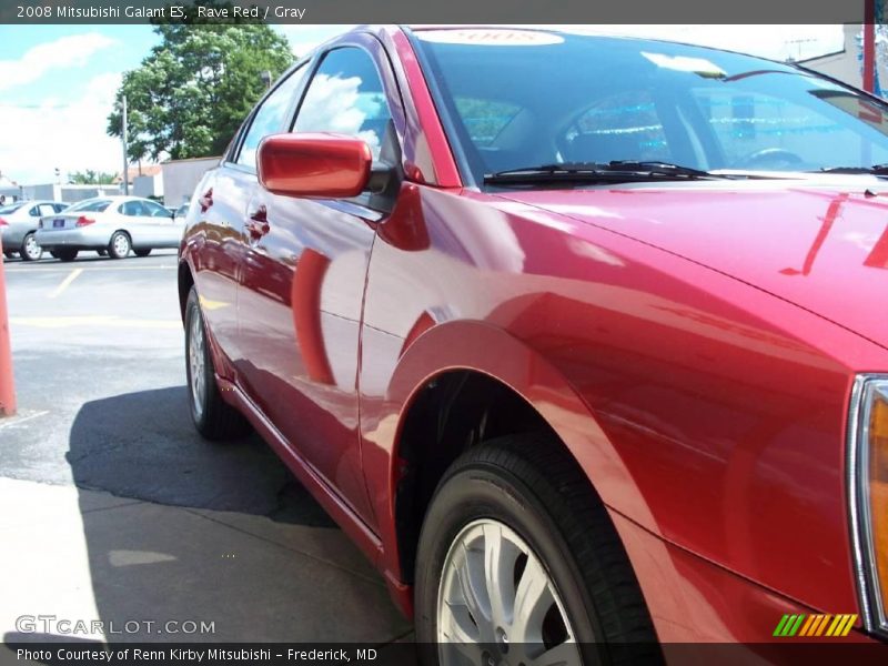 Rave Red / Gray 2008 Mitsubishi Galant ES
