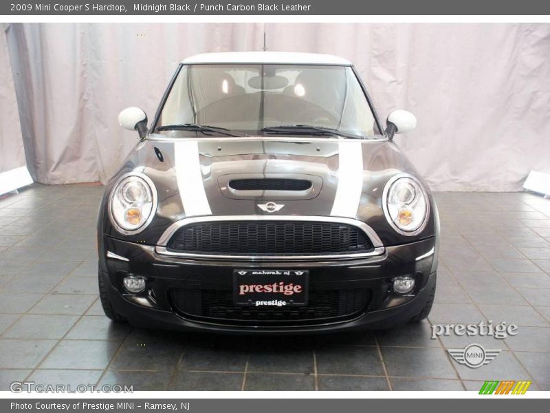 Midnight Black / Punch Carbon Black Leather 2009 Mini Cooper S Hardtop