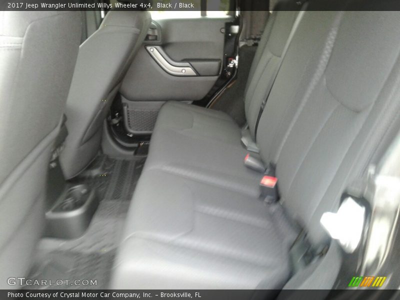 Black / Black 2017 Jeep Wrangler Unlimited Willys Wheeler 4x4