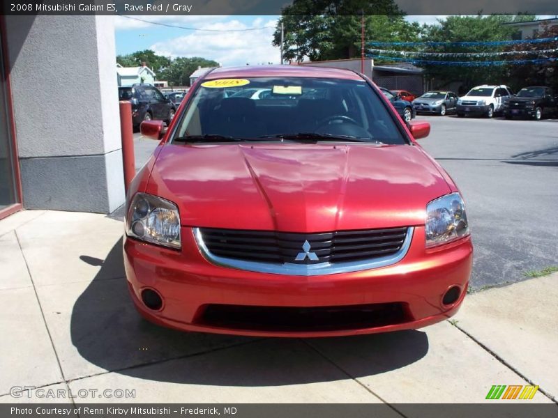 Rave Red / Gray 2008 Mitsubishi Galant ES