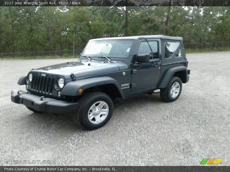 Rhino / Black 2017 Jeep Wrangler Sport 4x4