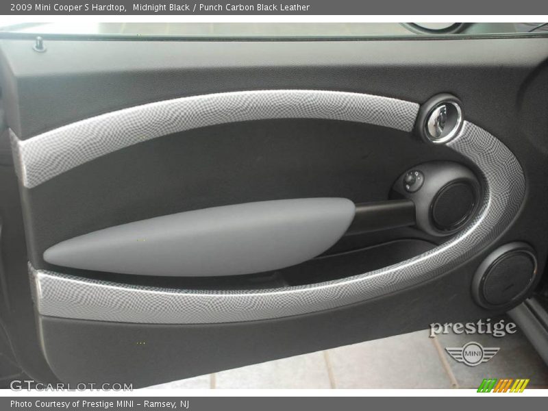 Midnight Black / Punch Carbon Black Leather 2009 Mini Cooper S Hardtop