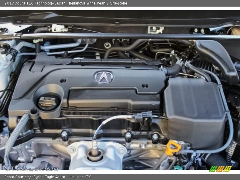 Bellanova White Pearl / Graystone 2017 Acura TLX Technology Sedan