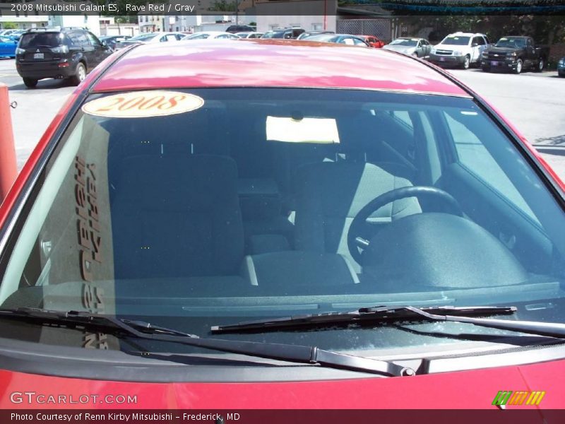 Rave Red / Gray 2008 Mitsubishi Galant ES