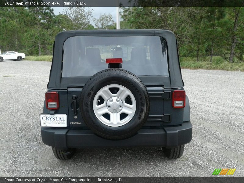 Rhino / Black 2017 Jeep Wrangler Sport 4x4