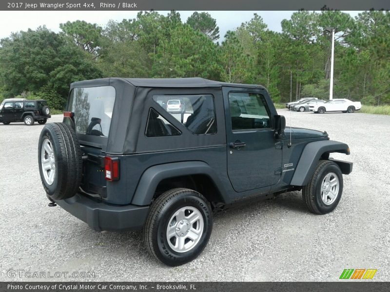 Rhino / Black 2017 Jeep Wrangler Sport 4x4