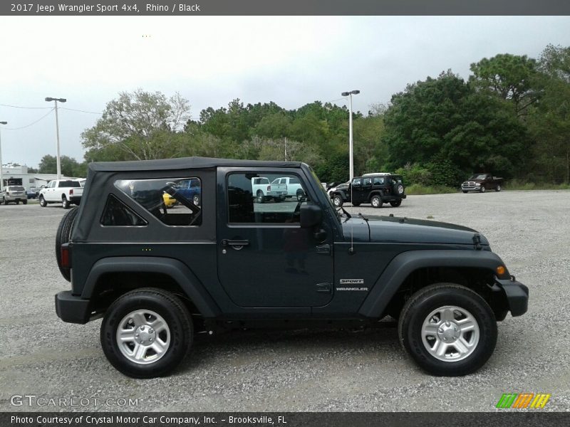 Rhino / Black 2017 Jeep Wrangler Sport 4x4