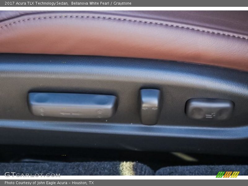Bellanova White Pearl / Graystone 2017 Acura TLX Technology Sedan