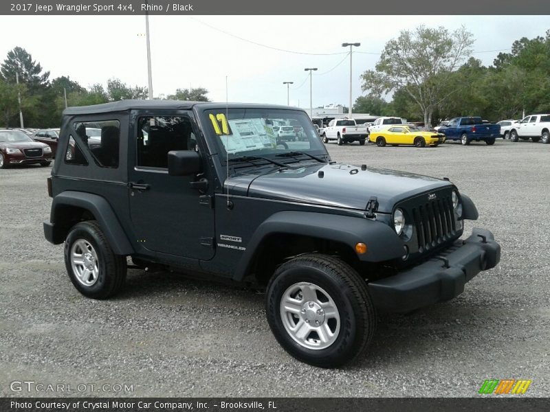 Rhino / Black 2017 Jeep Wrangler Sport 4x4