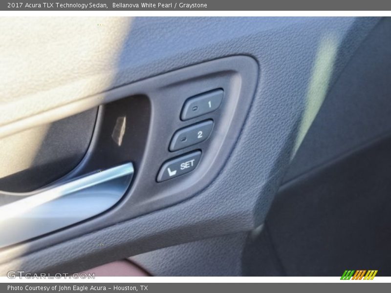 Bellanova White Pearl / Graystone 2017 Acura TLX Technology Sedan