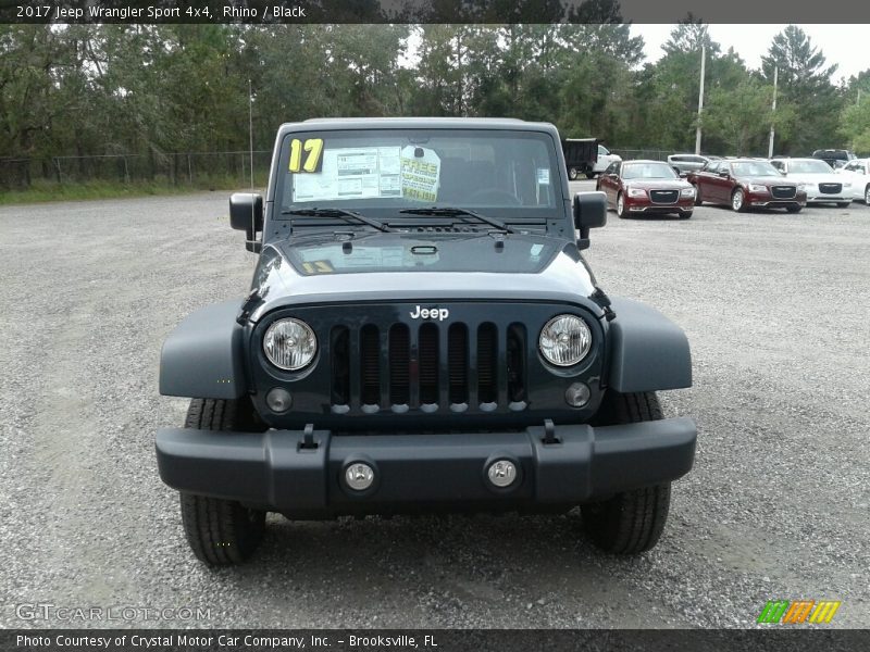 Rhino / Black 2017 Jeep Wrangler Sport 4x4