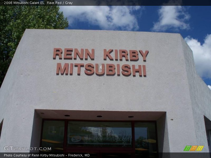 Rave Red / Gray 2008 Mitsubishi Galant ES