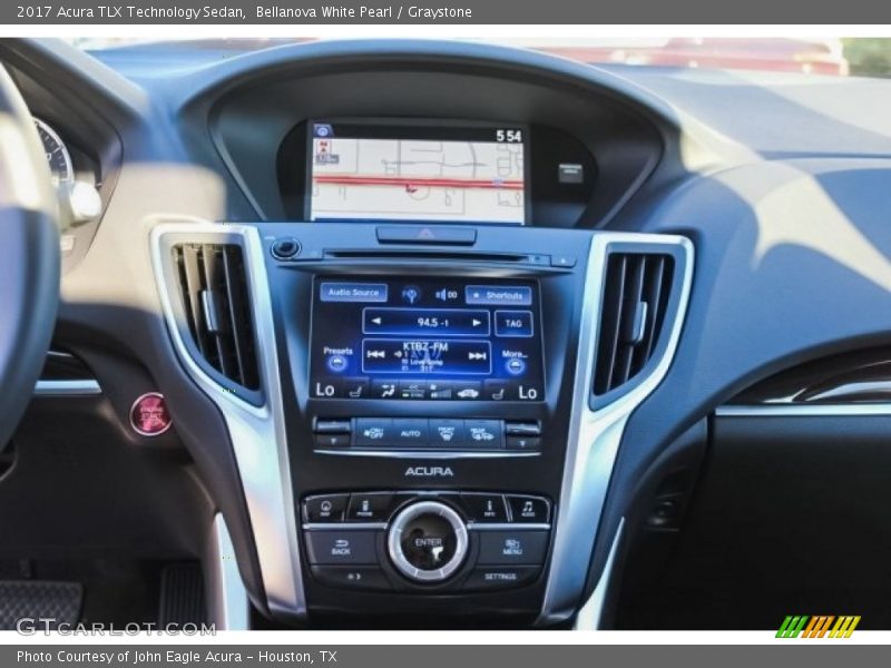 Bellanova White Pearl / Graystone 2017 Acura TLX Technology Sedan