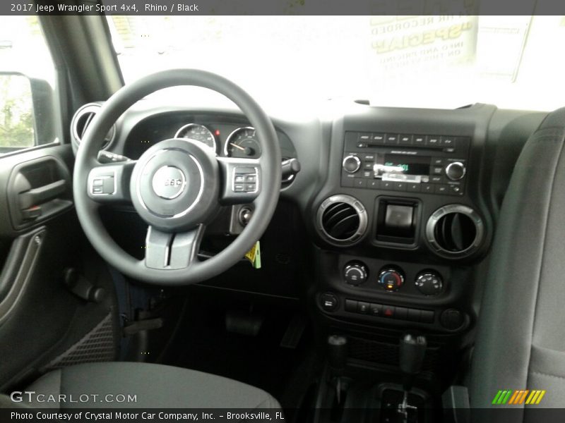 Rhino / Black 2017 Jeep Wrangler Sport 4x4