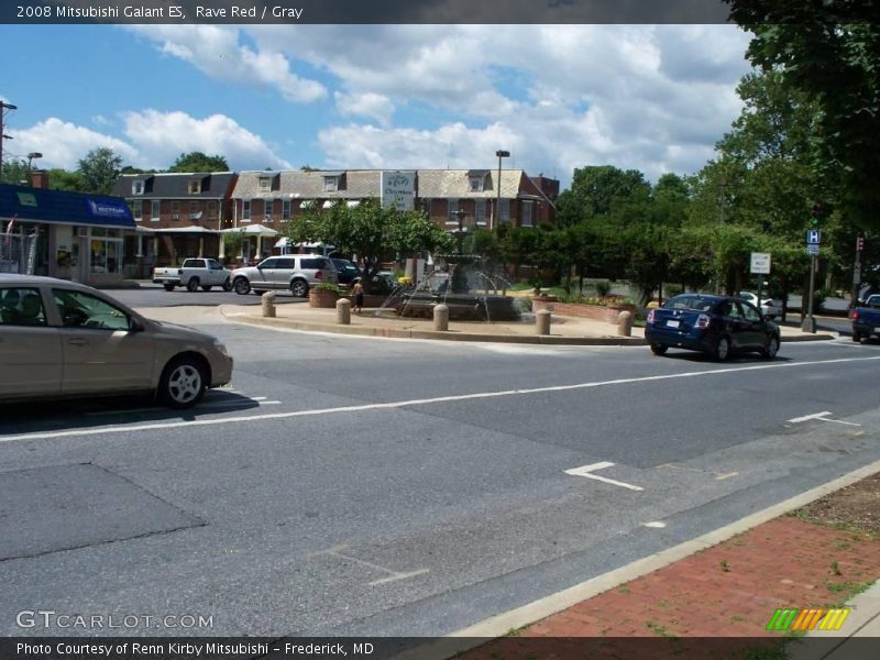 Rave Red / Gray 2008 Mitsubishi Galant ES