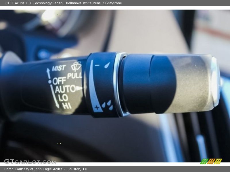 Bellanova White Pearl / Graystone 2017 Acura TLX Technology Sedan