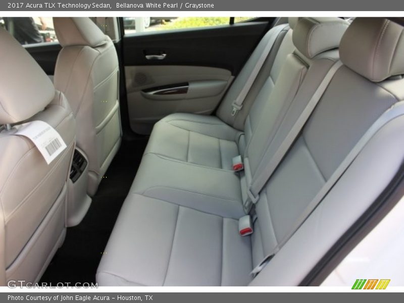 Bellanova White Pearl / Graystone 2017 Acura TLX Technology Sedan