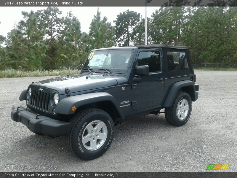 Rhino / Black 2017 Jeep Wrangler Sport 4x4
