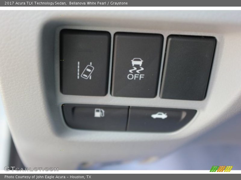 Bellanova White Pearl / Graystone 2017 Acura TLX Technology Sedan
