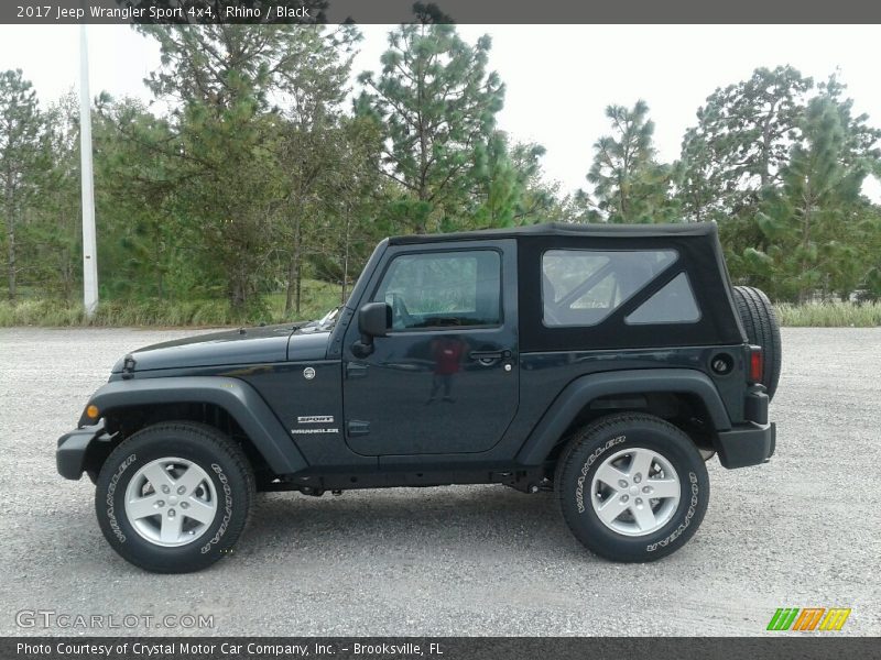 Rhino / Black 2017 Jeep Wrangler Sport 4x4