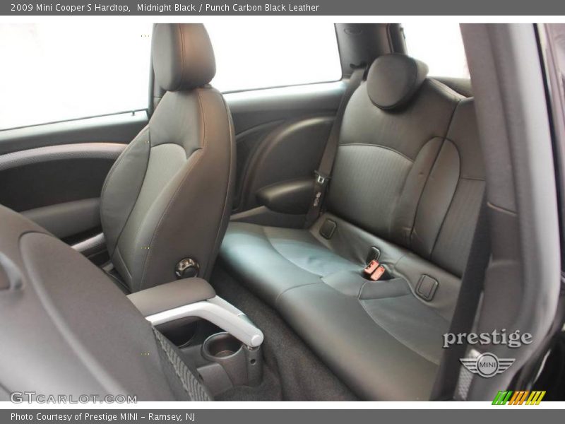 Midnight Black / Punch Carbon Black Leather 2009 Mini Cooper S Hardtop