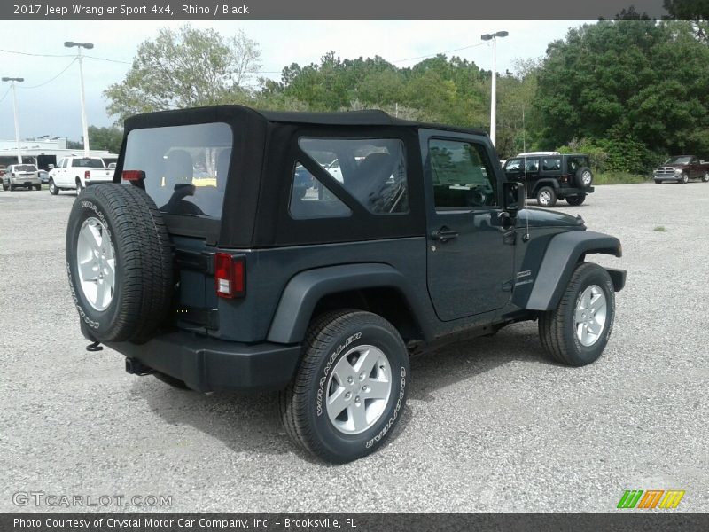 Rhino / Black 2017 Jeep Wrangler Sport 4x4