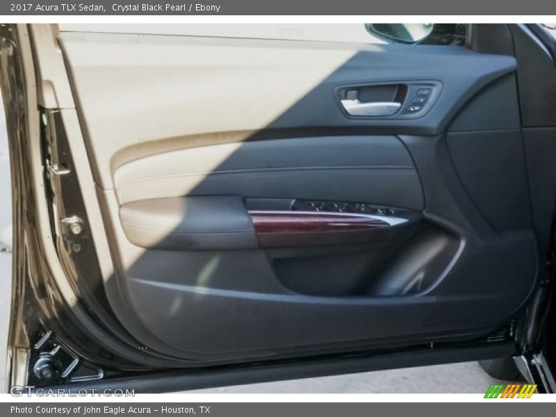 Crystal Black Pearl / Ebony 2017 Acura TLX Sedan