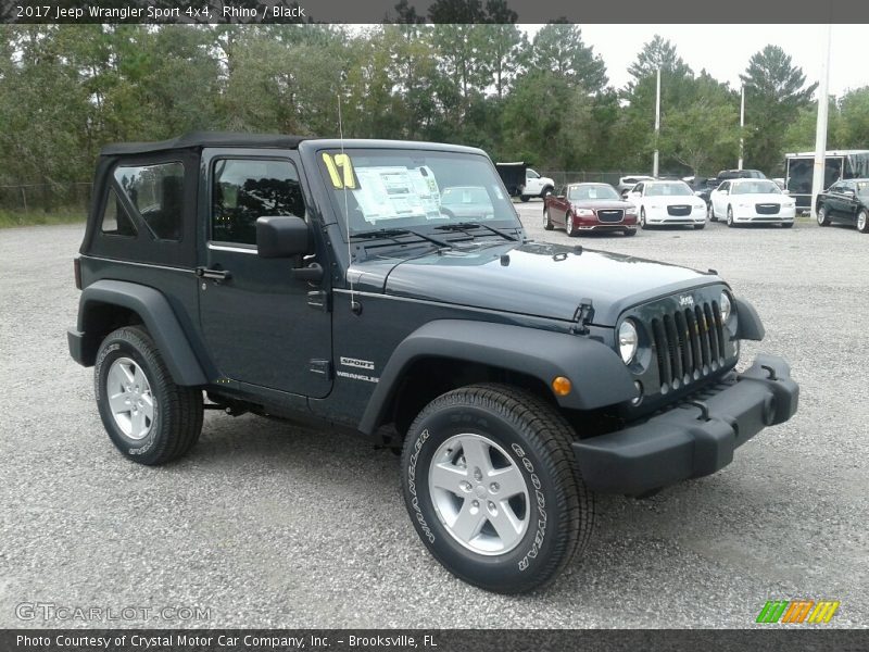 Rhino / Black 2017 Jeep Wrangler Sport 4x4