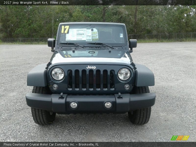 Rhino / Black 2017 Jeep Wrangler Sport 4x4