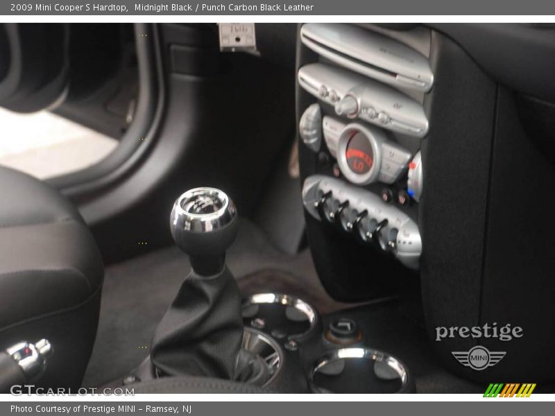 Midnight Black / Punch Carbon Black Leather 2009 Mini Cooper S Hardtop