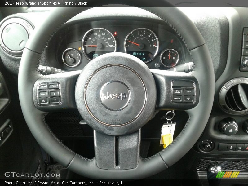 Rhino / Black 2017 Jeep Wrangler Sport 4x4