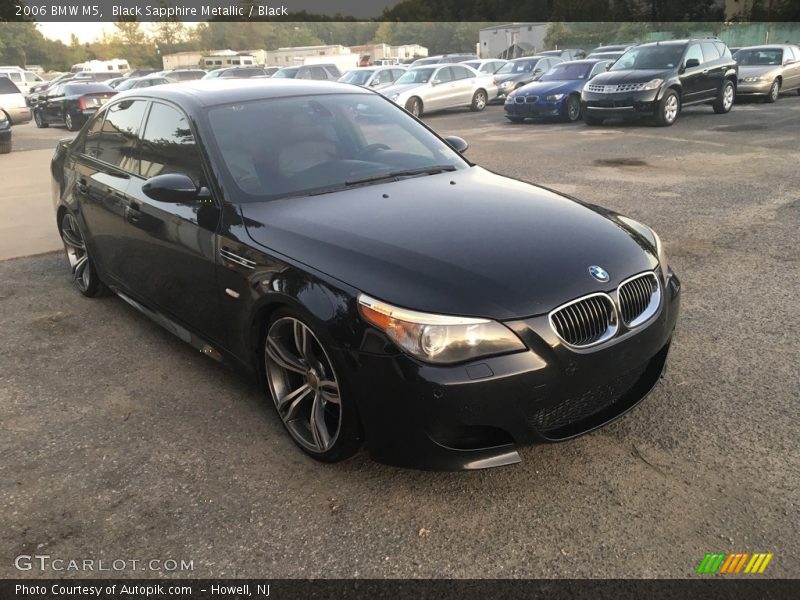 Black Sapphire Metallic / Black 2006 BMW M5