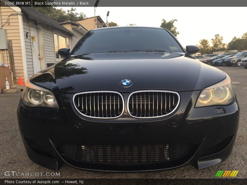 Black Sapphire Metallic / Black 2006 BMW M5