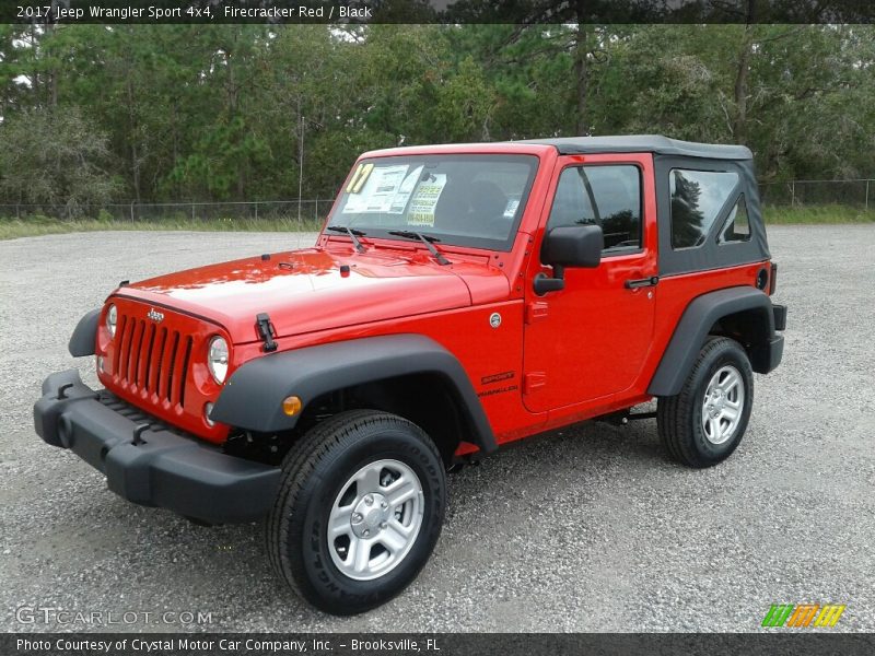 Firecracker Red / Black 2017 Jeep Wrangler Sport 4x4