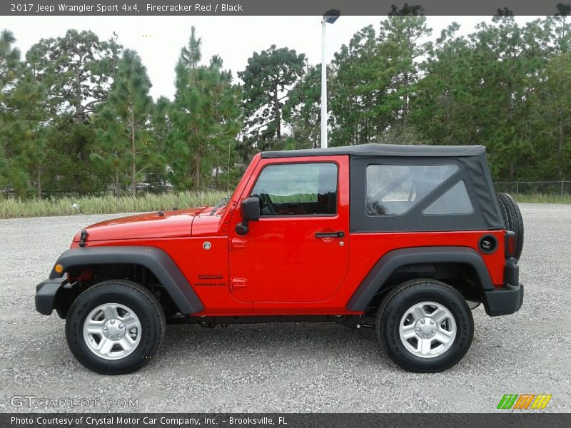 Firecracker Red / Black 2017 Jeep Wrangler Sport 4x4