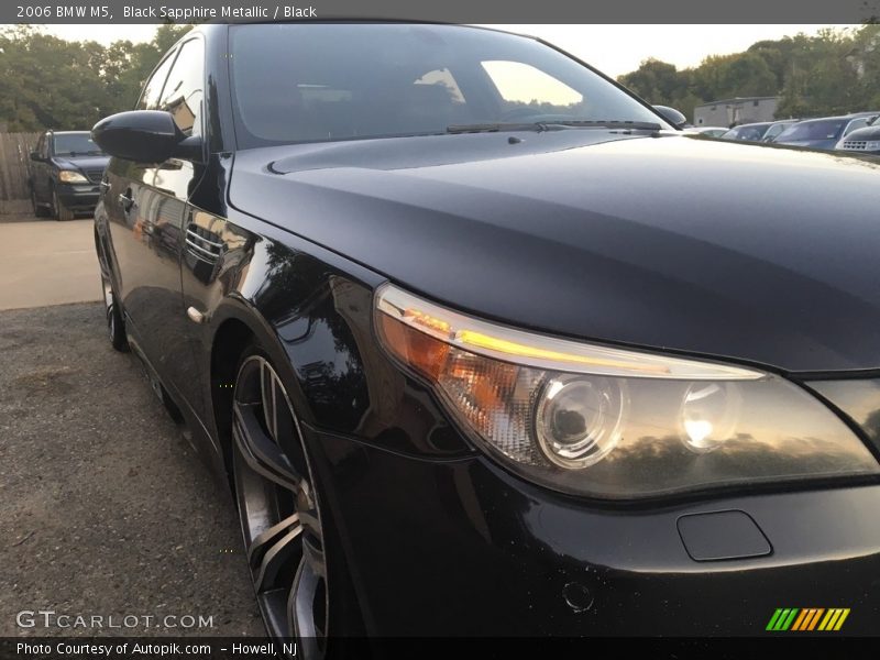 Black Sapphire Metallic / Black 2006 BMW M5