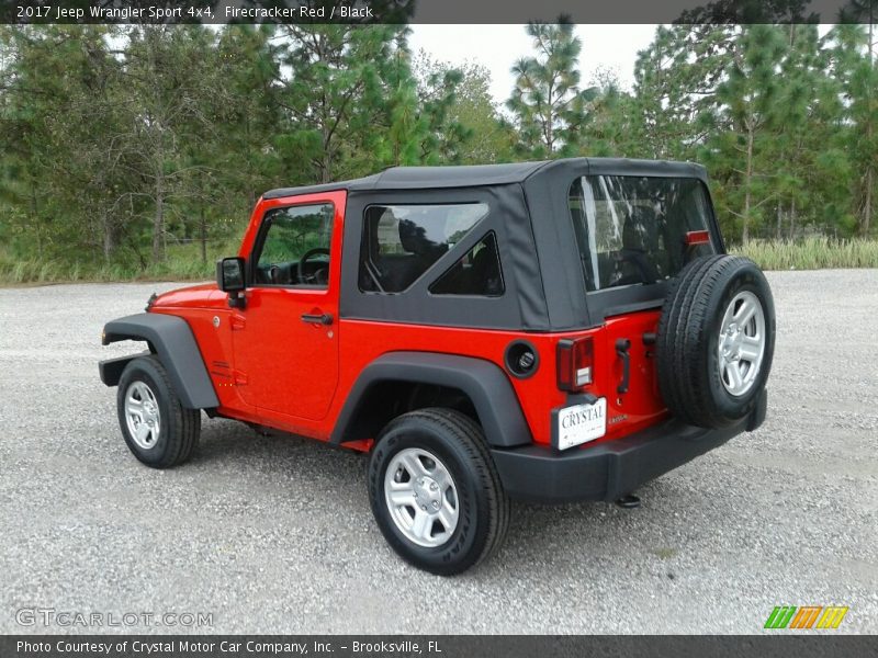 Firecracker Red / Black 2017 Jeep Wrangler Sport 4x4