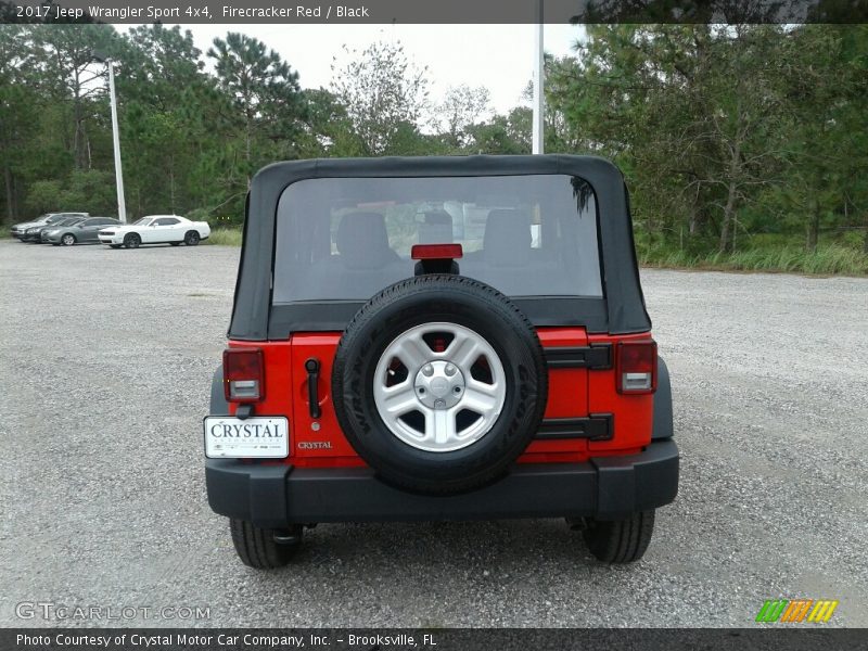 Firecracker Red / Black 2017 Jeep Wrangler Sport 4x4